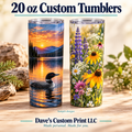 Dave’s Custom Print LLC Tumblers — sample designs