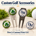 Dave’s Custom Print LLC Golf Accessories — sample designs