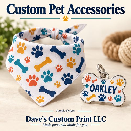 Custom Dog Tag — sample designs